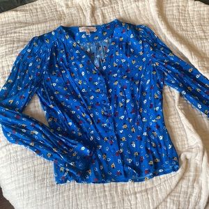 A n t h r o p o l o g i e • Philosophy floral button up blouse